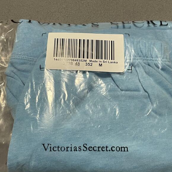 Victorias Secret Pants Womens Medium Supermodel Essentials Cropped Sequin Heart - Picture 11 of 14